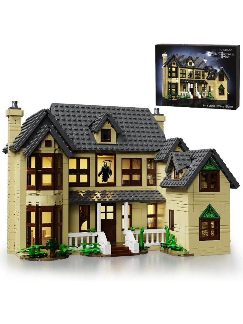 Haunted House Building Set for Halloween | Spooky Decor & Gift Idea